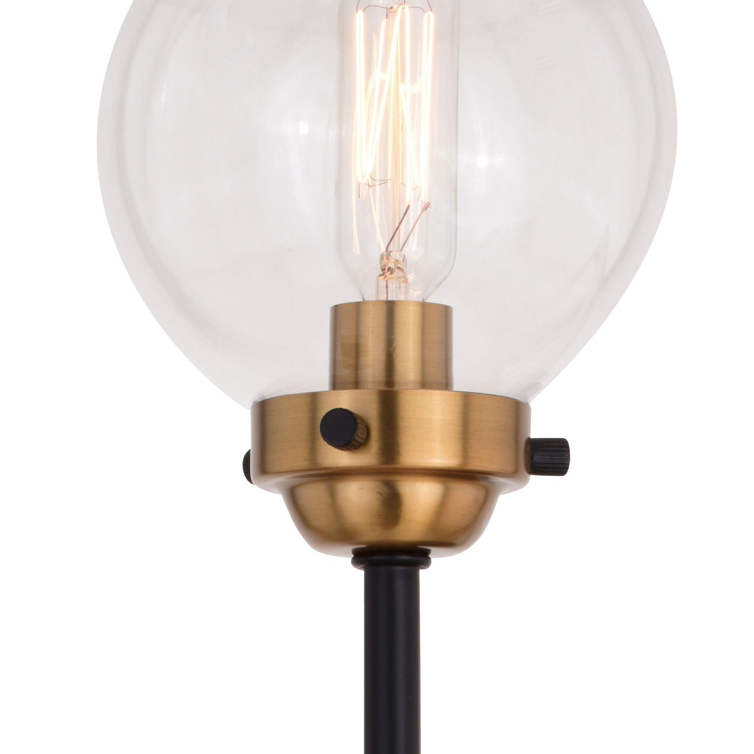 Vaxcel Orbit W0395 Wall Light - Muted Brass and Oil Rubbed Bronze