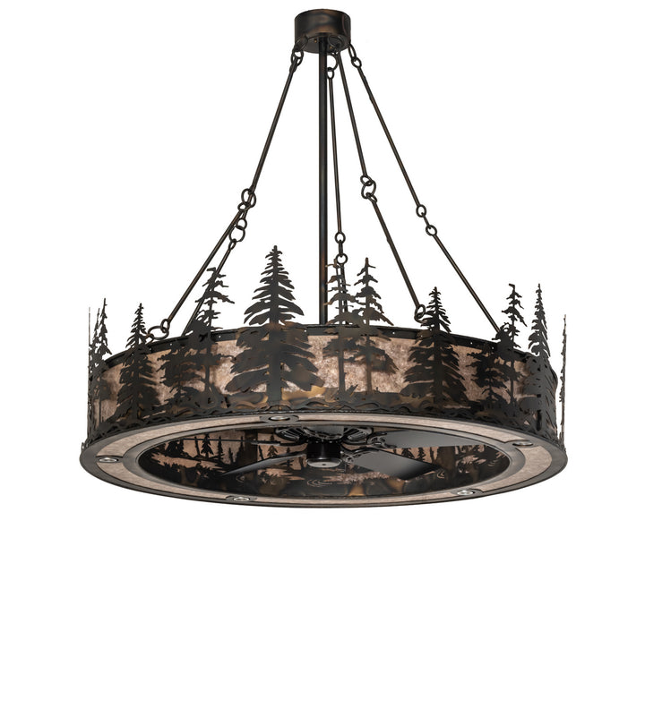Meyda Tiffany Tall Pines 246789 Ceiling Fan - Antique Copper, Burnished