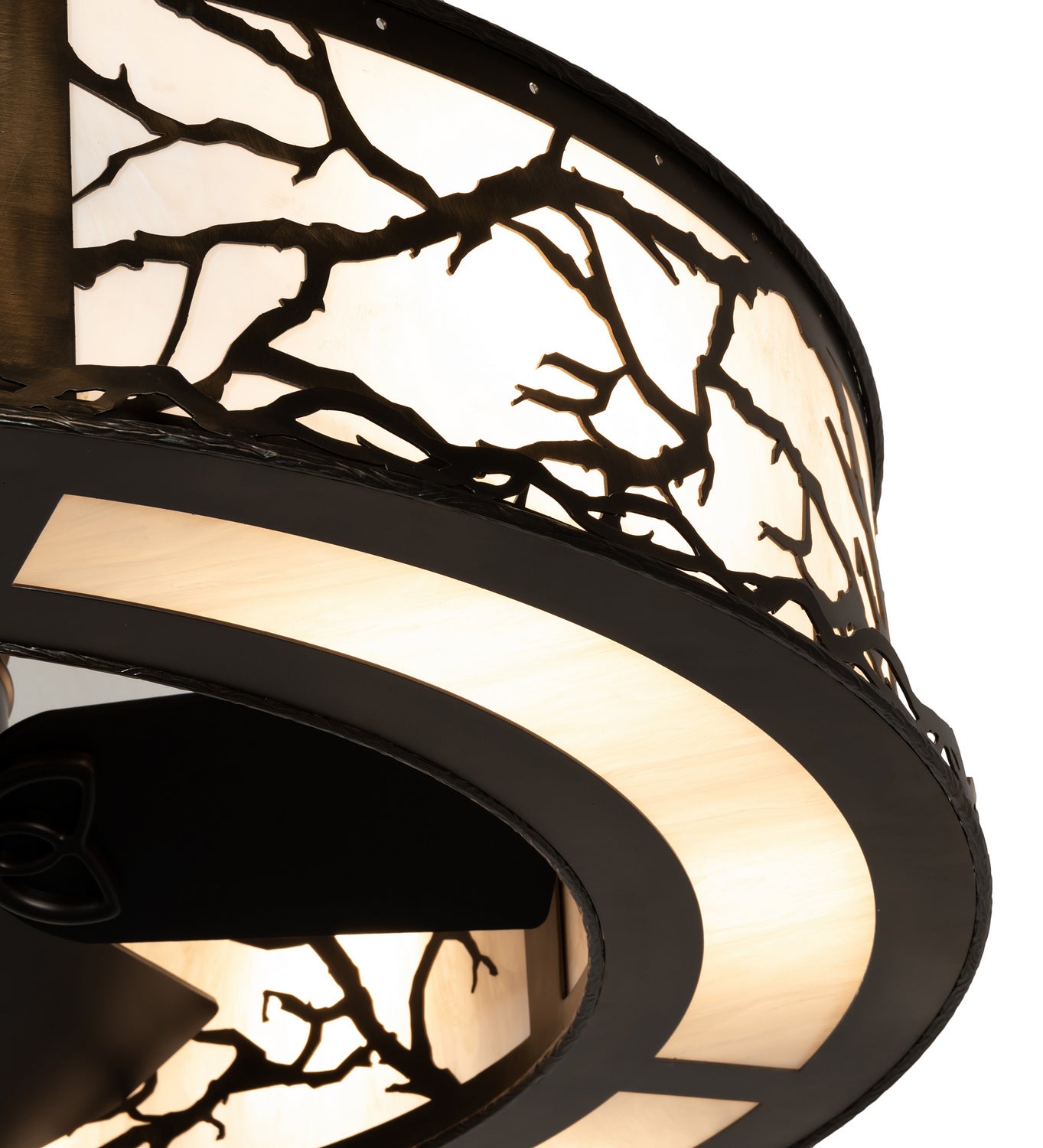 Meyda Tiffany Branches 247650 Ceiling Fan - Antique Copper
