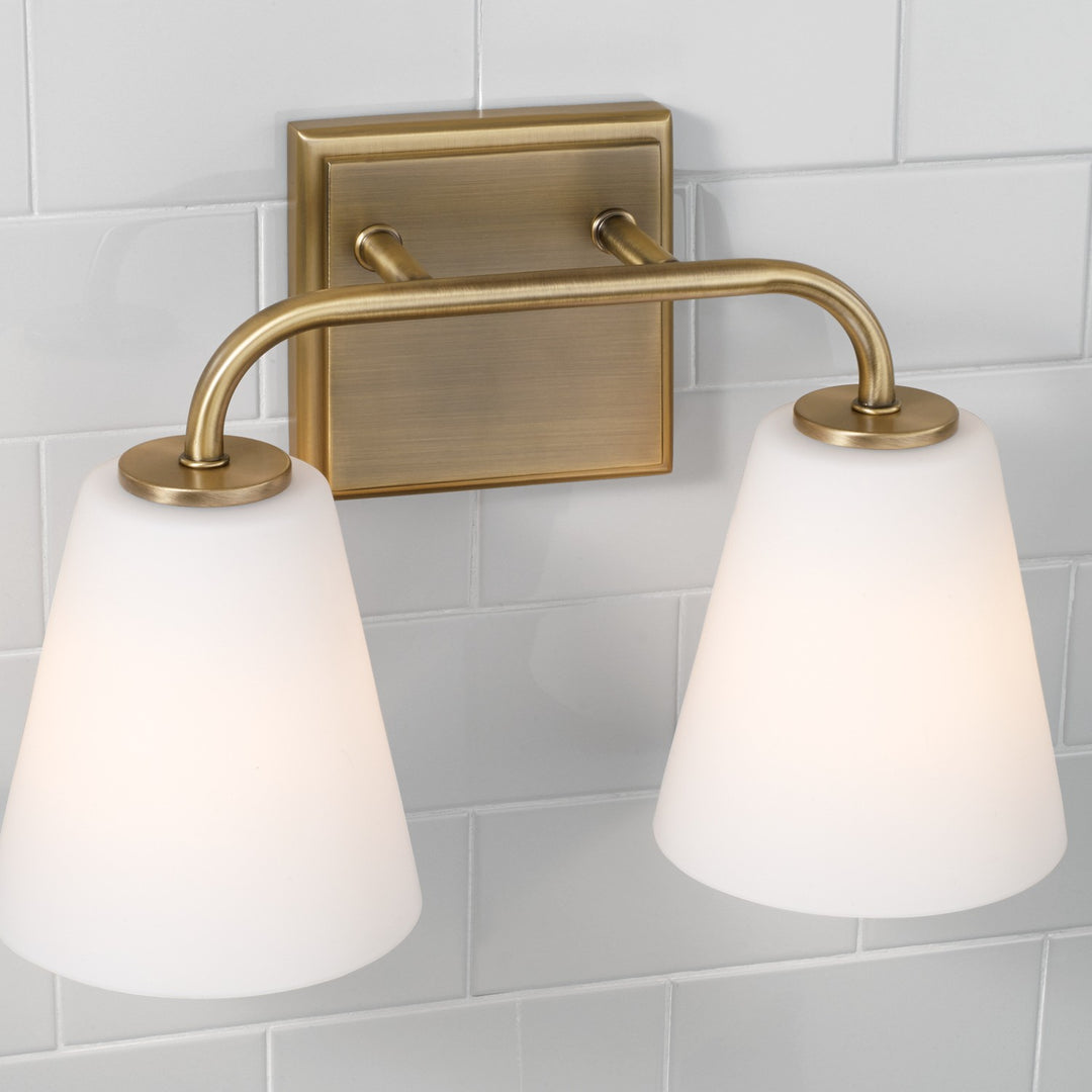 Capital Brody 149421AD-543 Bath Vanity Light 15 in. wide - Aged Brass