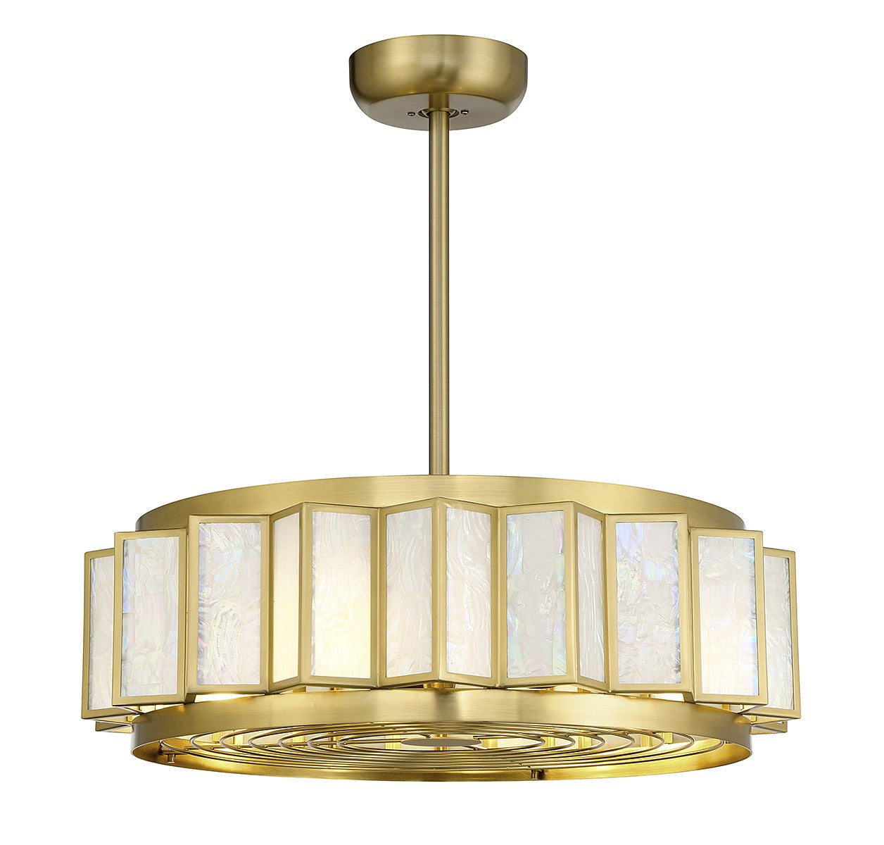 Savoy House Gideon 28-FD-690-322 Ceiling Fan 14 - Warm Brass, Gold/