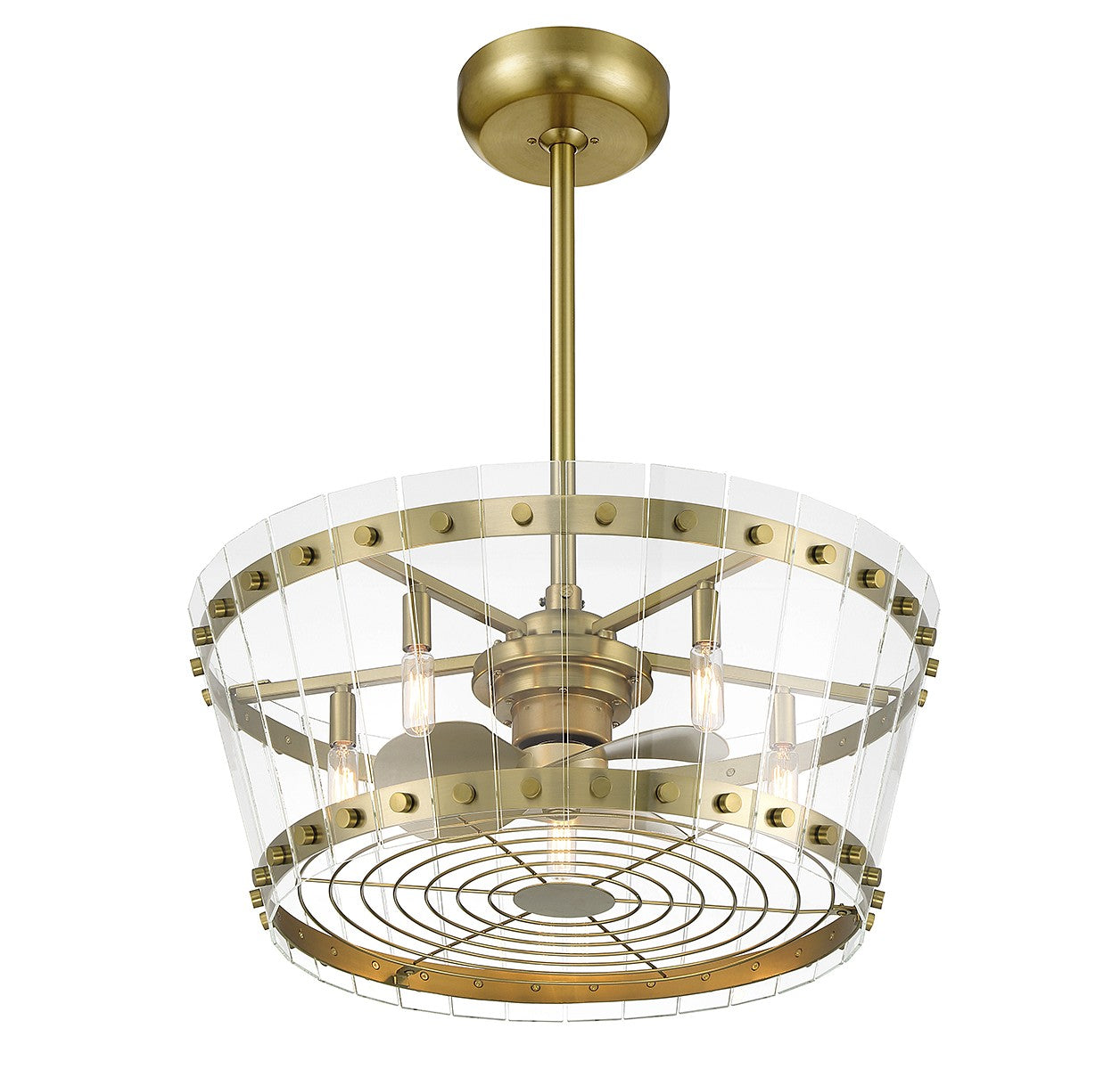 Savoy House Ventari 24-FD-8853-322 Ceiling Fan 12 - Warm Brass, Gold/