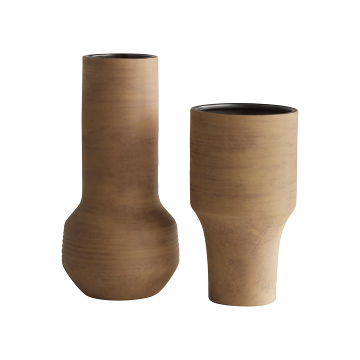 Cyan 11470 Vases & Planters - Brown