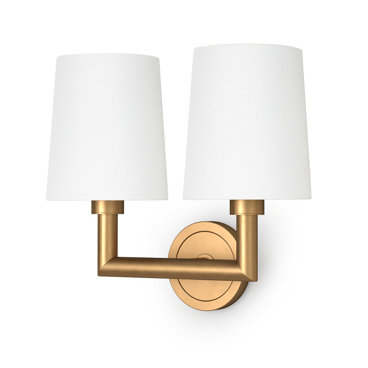 Regina Andrew 15-1172NB Legend Two Light Wall Sconce Natural Brass