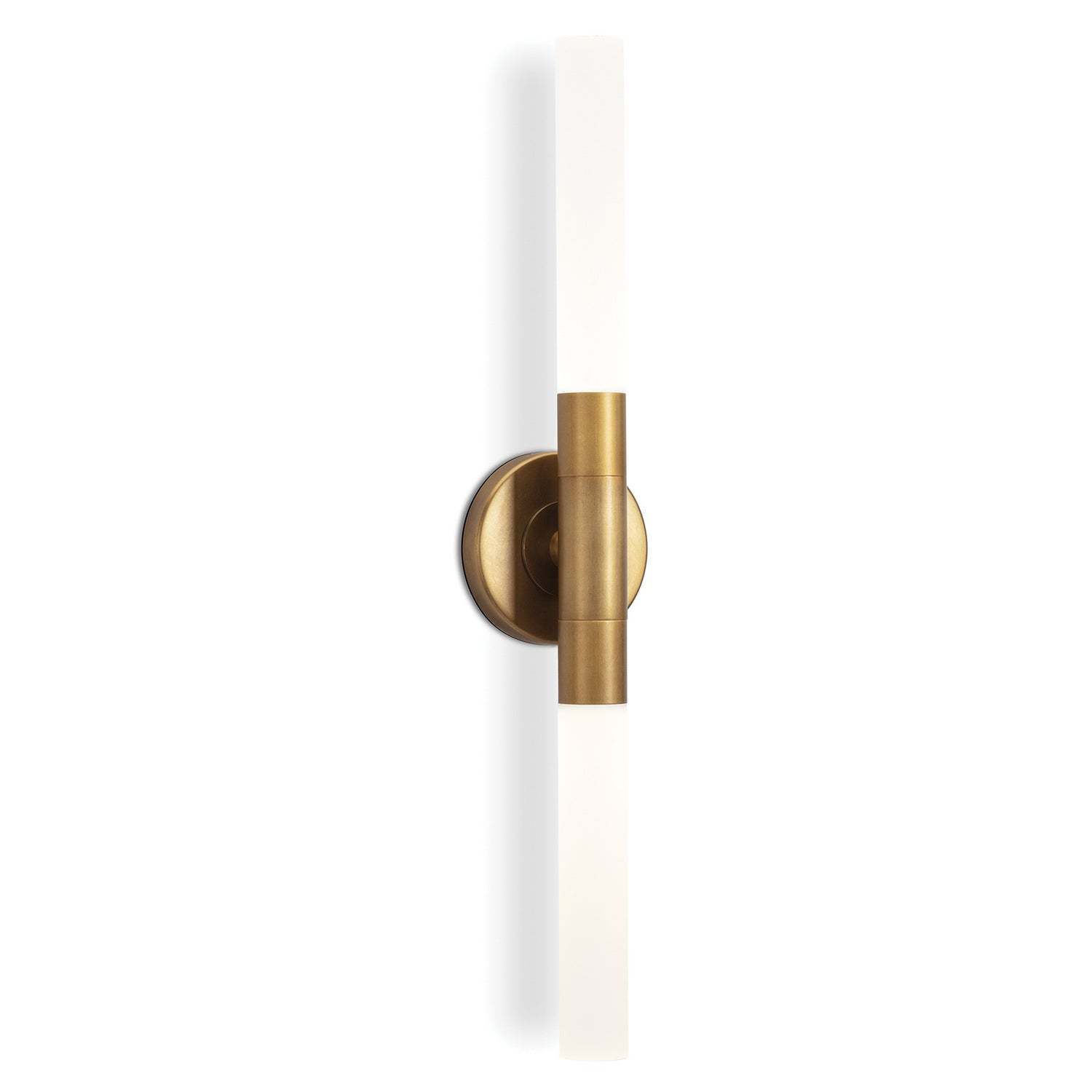 Regina Andrew 15-1198NB Wick Two Light Wall Sconce Natural Brass