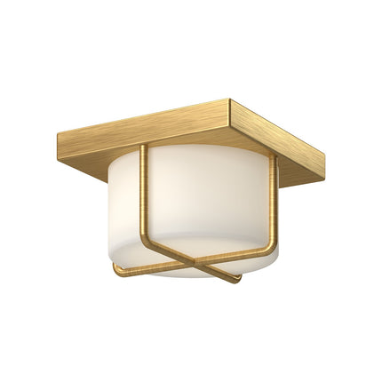 Kuzco Lighting FM45907-BG/OP Regalo Ceiling Light Brushed Gold/Opal Glass
