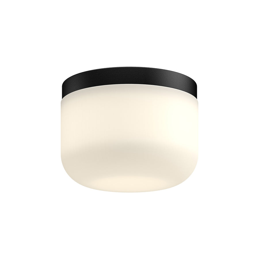 Kuzco Lighting FM53005-BK/OP Mel Ceiling Light Black/Opal Glass