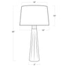 Regina Andrew 13-1051 Beretta One Light Table Lamp Natural