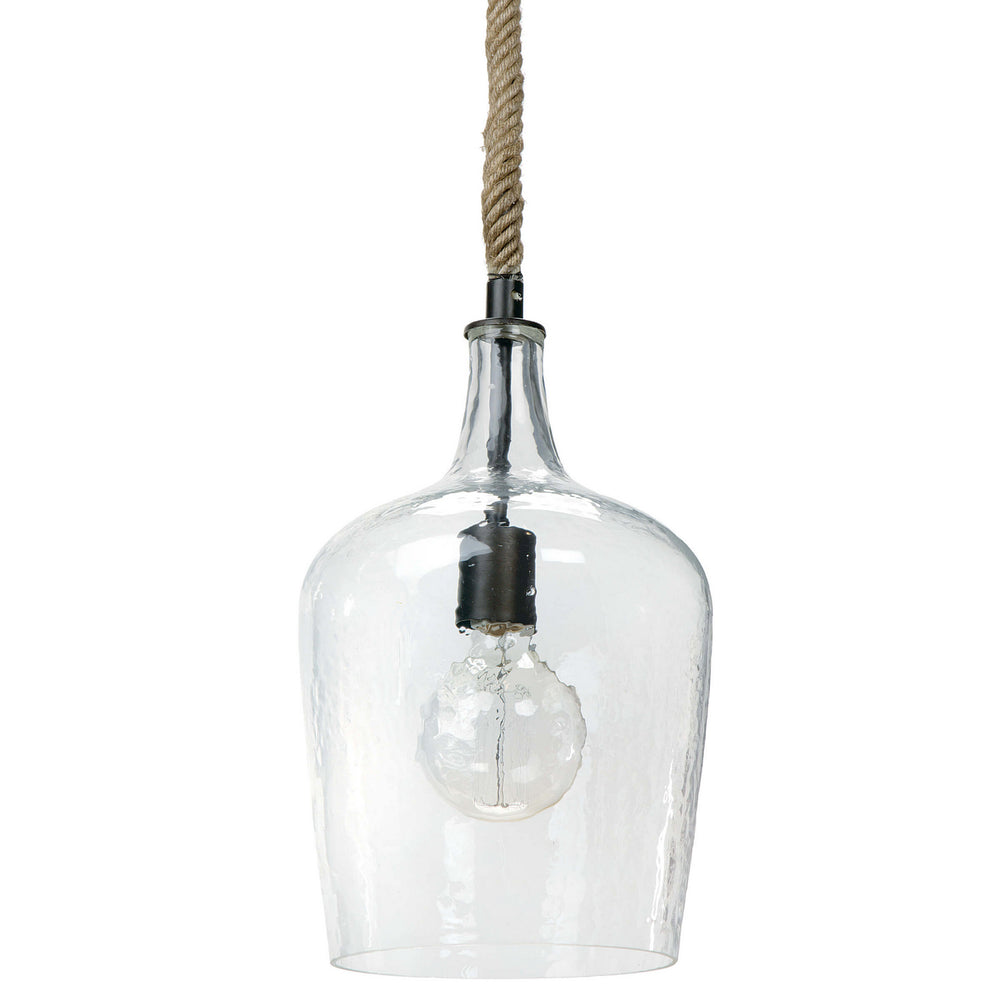 Regina Andrew 16-1030 Hammered One Light Pendant Clear