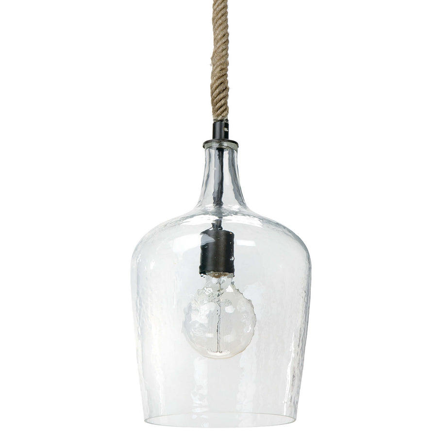Regina Andrew 16-1030 Hammered One Light Pendant Clear